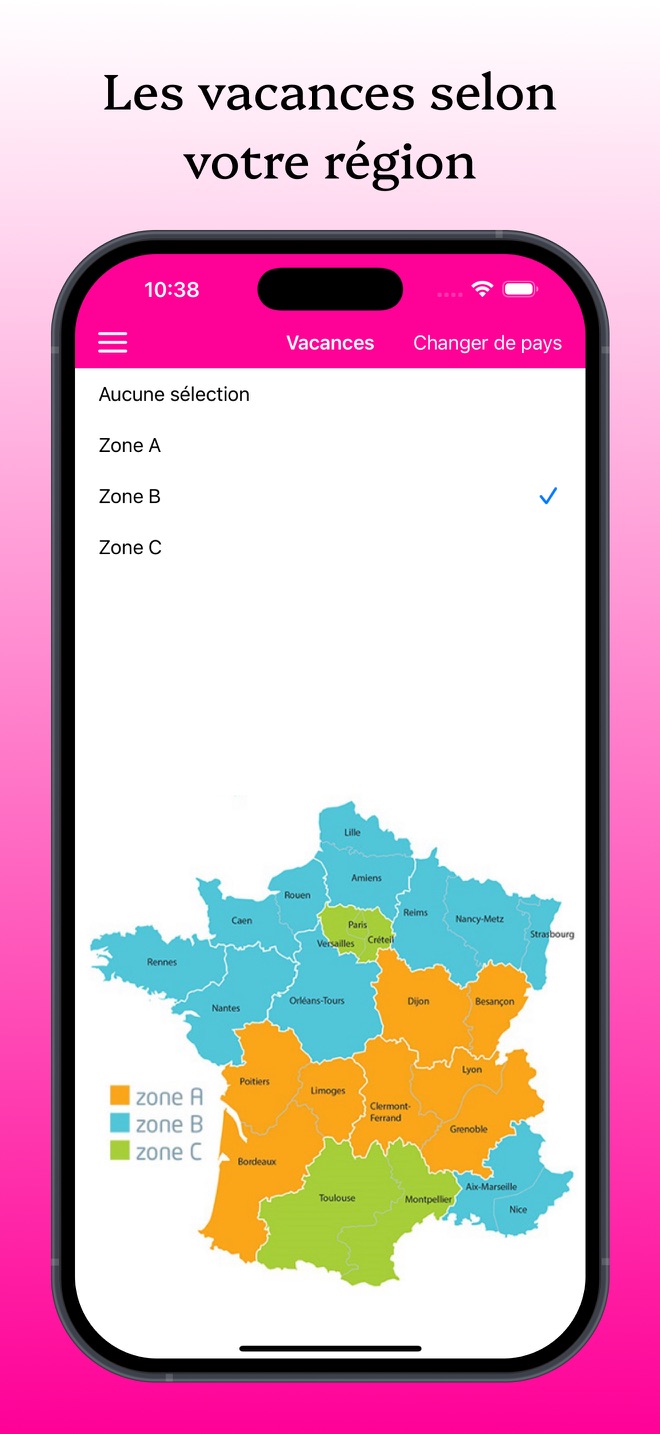 KidCal: Calendrier des parents - capture iPhone 5