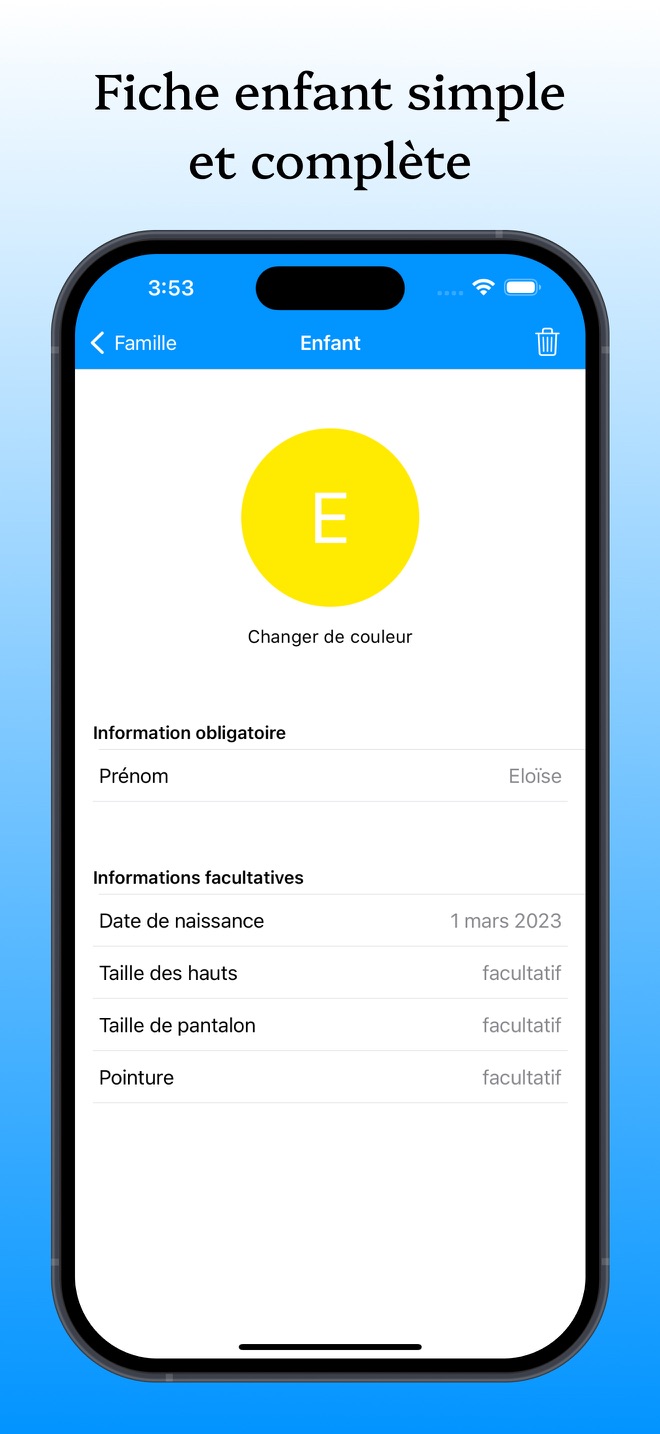 KidCal: Calendrier des parents - capture iPhone 8